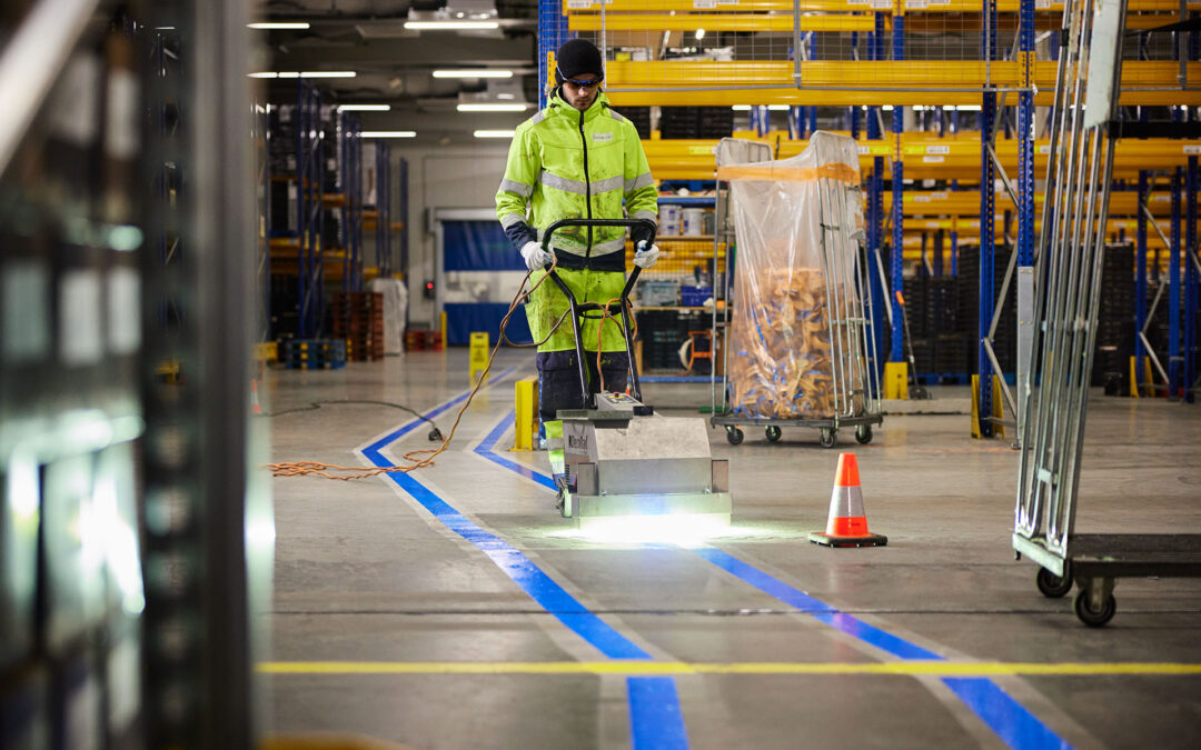 Sneldrogende coating voor distributiecentra van B&S, Albert Heijn en Royal A-ware