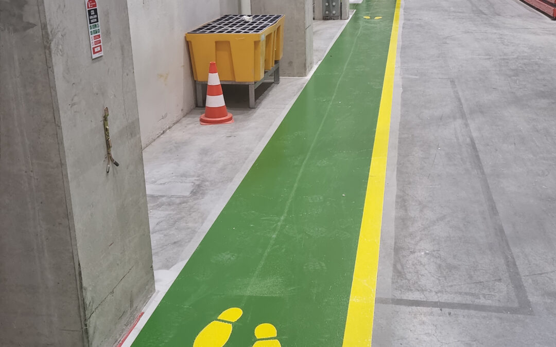 Looppaden met Anti-Slip zonder droogtijd (FULL UV System)