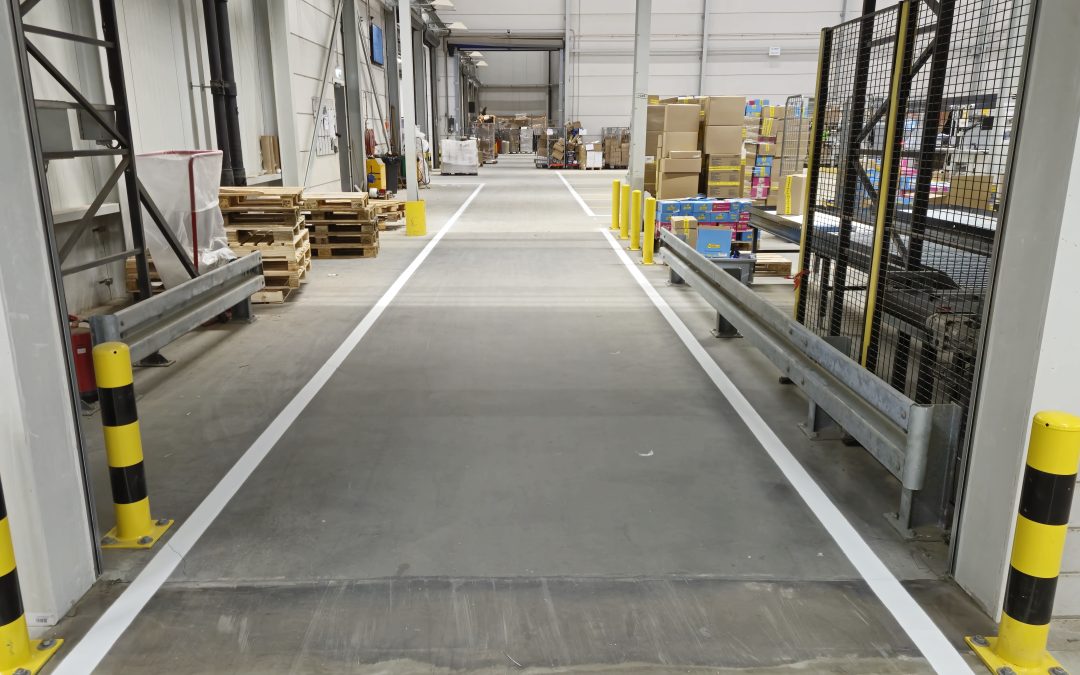 Belijning en Aanrijdbeveiliging voor 123inkt in Almere