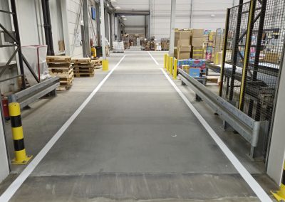 Belijning en Aanrijdbeveiliging voor 123inkt in Almere